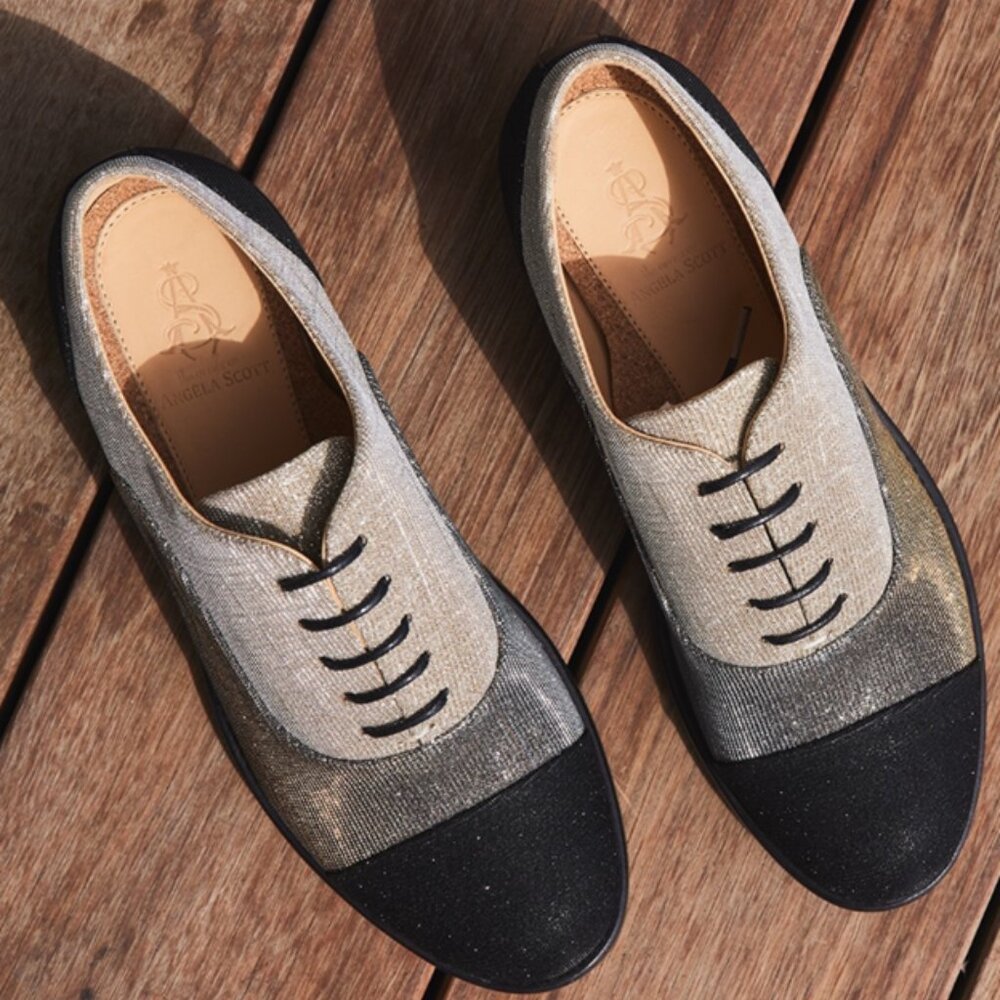The Office of Angela Scott Ms. Baker Oxford in Metallic 38